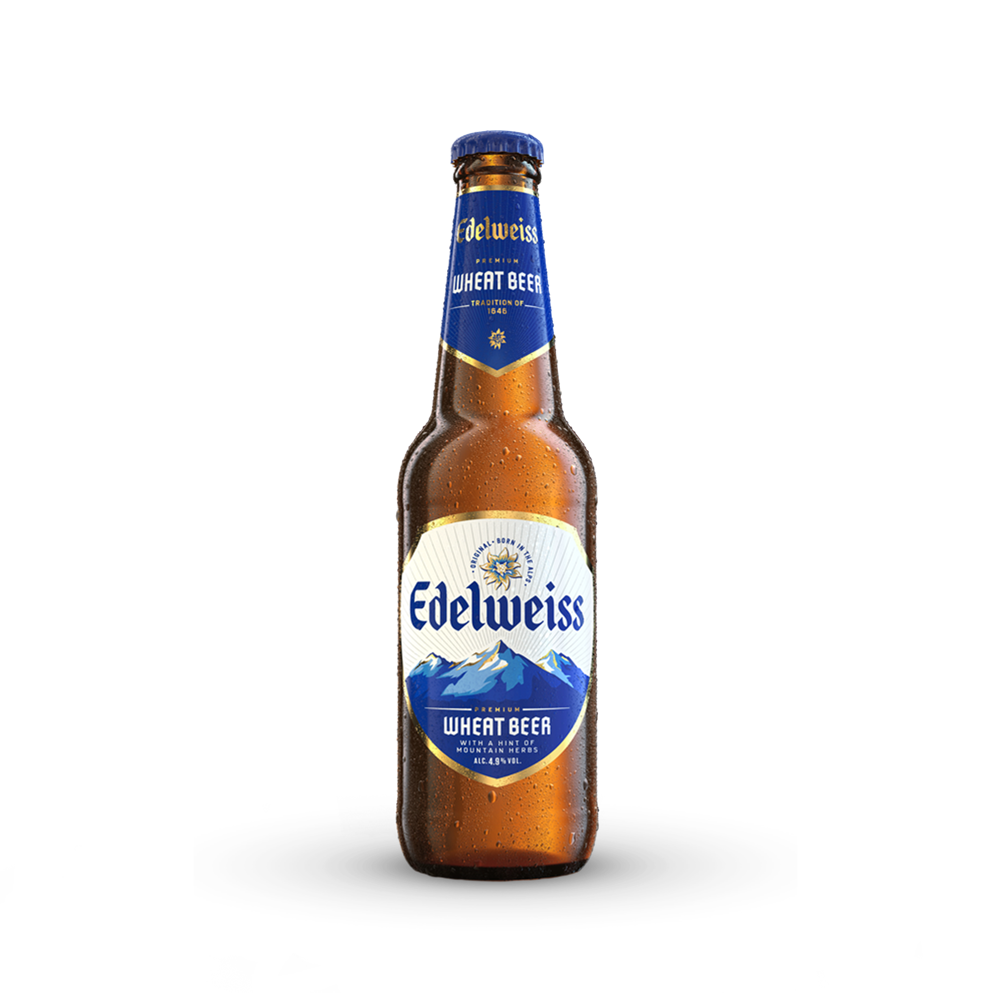 Edelweiss Wheat Beer Bottle Image (With Shade)
